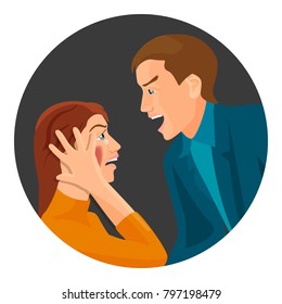 Domestic violence between married couple that has fight