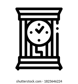 domestic watch icon vector. domestic watch sign. isolated contour symbol illustration