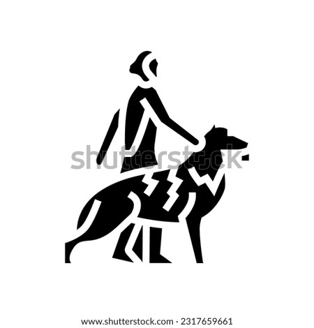 domestication animals human evolution glyph icon vector. domestication animals human evolution sign. isolated symbol illustration