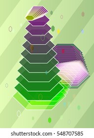 dominant chaos of happening, graph with emblematic diamond