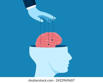 Domination of thoughts. powerful are controlling the human brain 