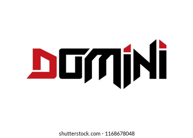 Domini typography design vector, for t-shirt, poster and other uses