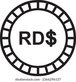  Dominica currency  black vector quality files 