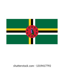 Dominica Flag Vector