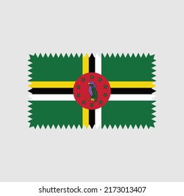 Dominica Flag Vector. National Flag