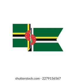 Dominica flags icon set, Dominica independence day icon set vector sign symbol