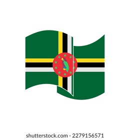 Dominica flags icon set, Dominica independence day icon set vector sign symbol