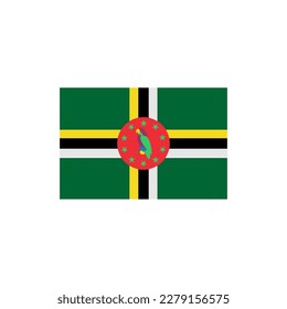 Dominica flags icon set, Dominica independence day icon set vector sign symbol