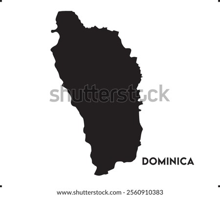 Dominica icon vector design, Dominica Logo design, Dominica's unique charm and natural wonders, Use it in your marketing materials, travel guides, or digital projects, Dominica map logo vector