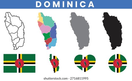 Colección del Vector de Dominica