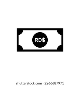 Dominican Republic Currency Symbol, Dominican Peso Icon, DOP Sign. Vector Illustration