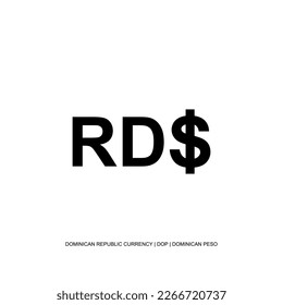 Dominican Republic Currency Symbol, Dominican Peso Icon, DOP Sign. Vector Illustration