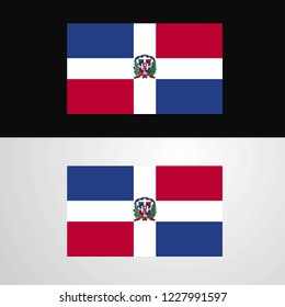 Dominican Republic Flag banner design