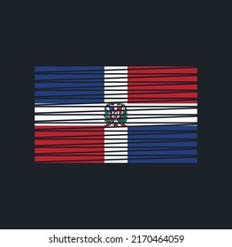 Dominican Republic Flag Vector. National Flag