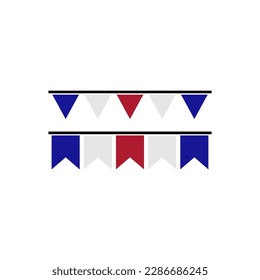 Dominican Republic flags icon set, Dominican Republic independence day icon set vector sign symbol