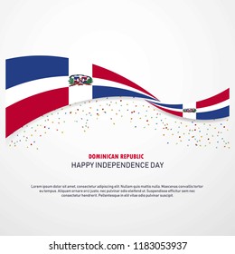 Dominican Republic Happy independence day Background