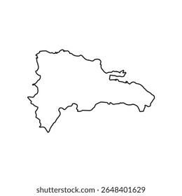 Dominican Republic icon illustration element design