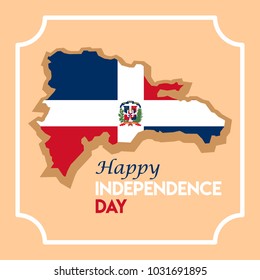 Dominican Republic Independence Day Illustration