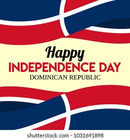 Dominican Republic Independence Day Illustration