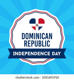 Dominican Republic Independence Day Illustration