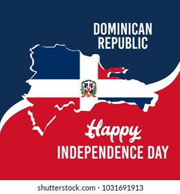 Ilustración del Día de la Independencia de República Dominicana