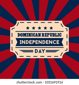 Dominican Republic Independence Day Illustration