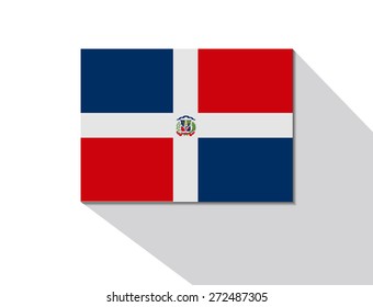 dominican republic long shadow flag