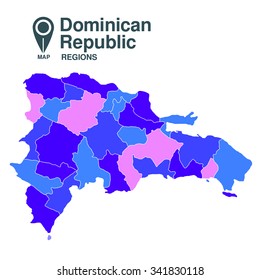 Dominican republic map