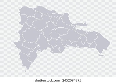 Dominican Republic Map Cloud Color on White Background quality files Png