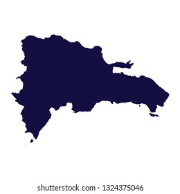 Dominican Republic Map Vector