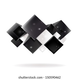 Domino banner. Can be use as banner , decoration element or as an icon. Vector