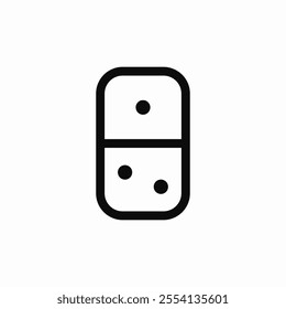 domino board game icon sign vector