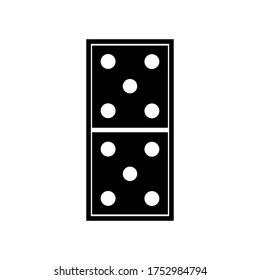 domino card icon ,flat design style trendy collection 