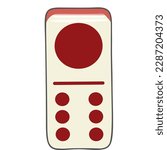 Domino cards 6-1 for all time game play