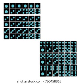 domino cards vector