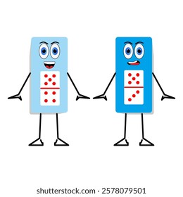 domino characters in animated or cartoon form