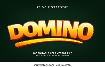 estilo gráfico de efecto de texto modificable de dominio