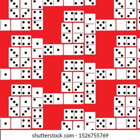 Domino Game Pattern Vector Set