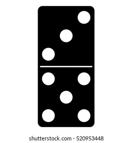 Domino game piece 3-5