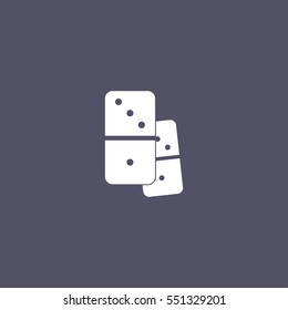 domino icon. gaming item