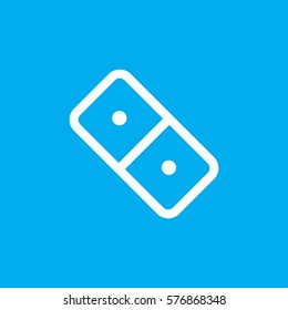 Domino icon illustration isolated vector sign symbol