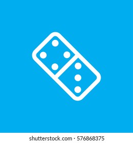 Domino icon illustration isolated vector sign symbol