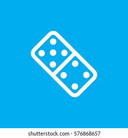 Domino icon illustration isolated vector sign symbol