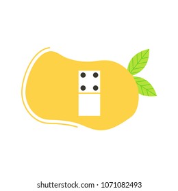 Domino icon illustration vector symbol