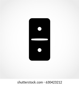 domino Icon Isolated on White Background