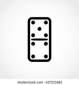 domino Icon Isolated on White Background