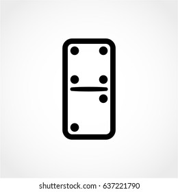 domino Icon Isolated on White Background