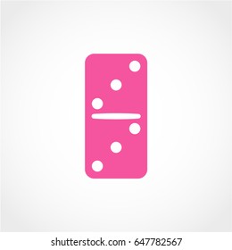 domino Icon Isolated on White Background