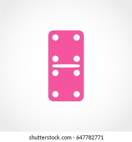 domino Icon Isolated on White Background