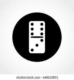 domino Icon Isolated on White Background